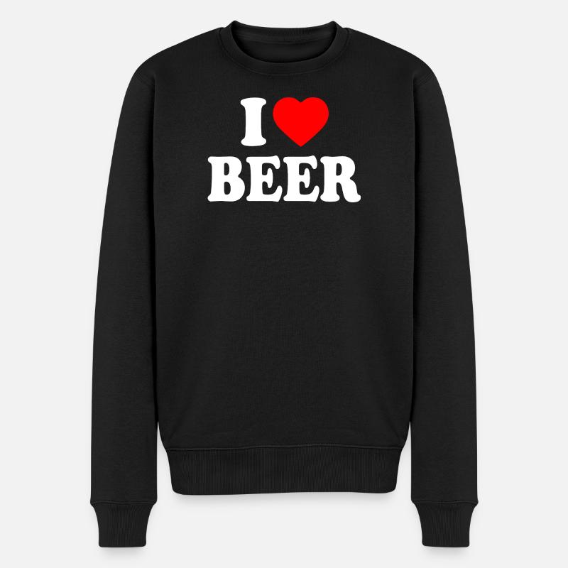 J’adore la bière - Pull Premium bio Homme - noir