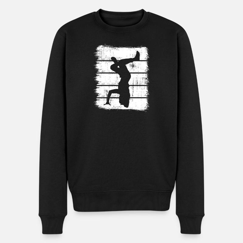 Breakdancers - Pull Premium bio Homme - noir