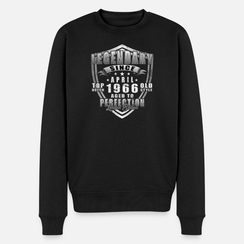60e anniversaire avril 1966 - Pull Premium bio Homme - noir