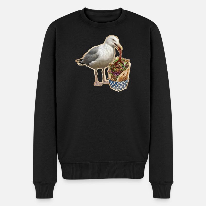 Mouette kebab - Pull Premium bio Homme - noir