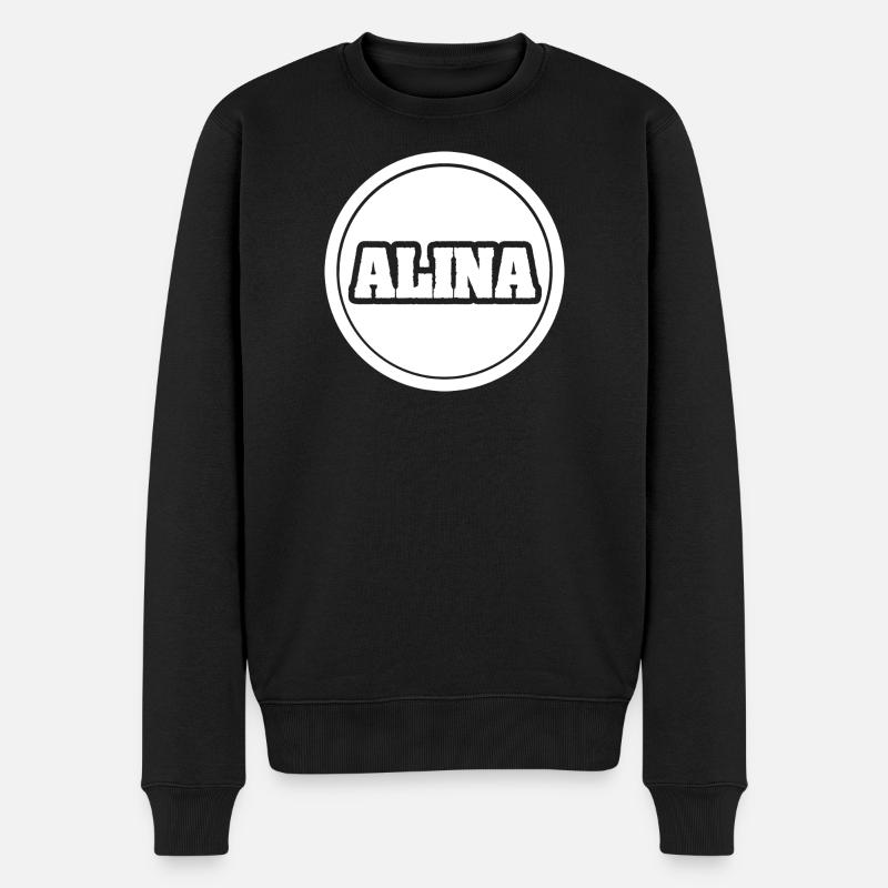 Alina en tant que légende - Pull Premium bio Homme - noir