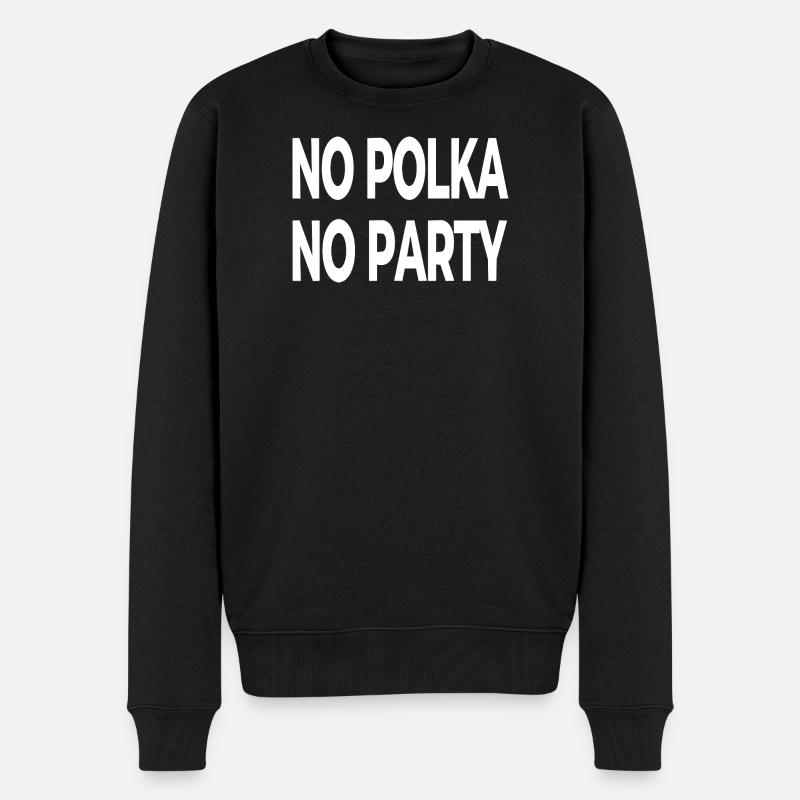 polka - Pull Premium bio Homme - noir