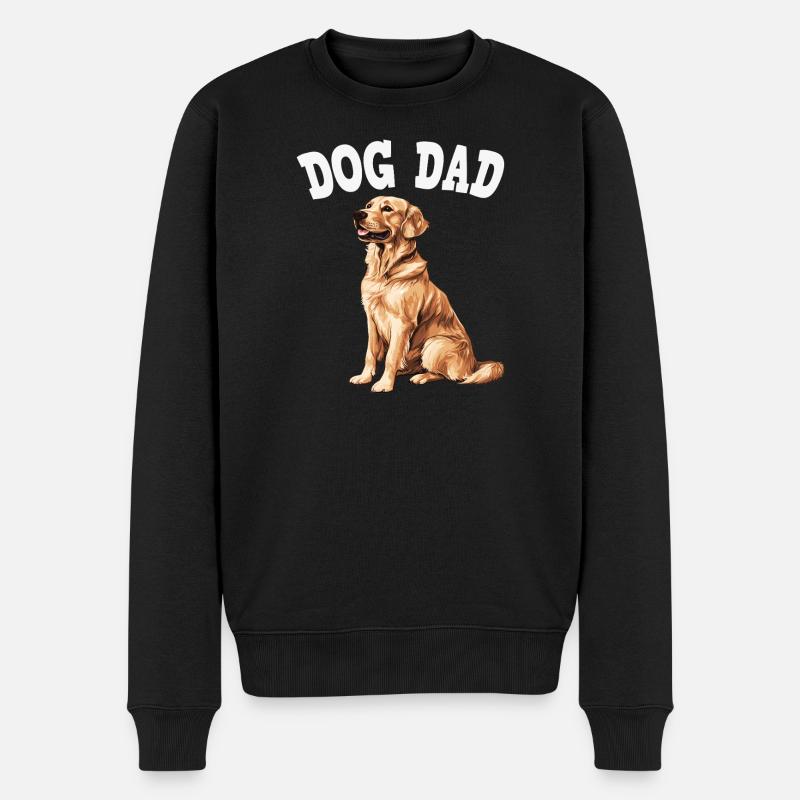 Chemise Papa Chien - Pull Premium bio Homme - noir
