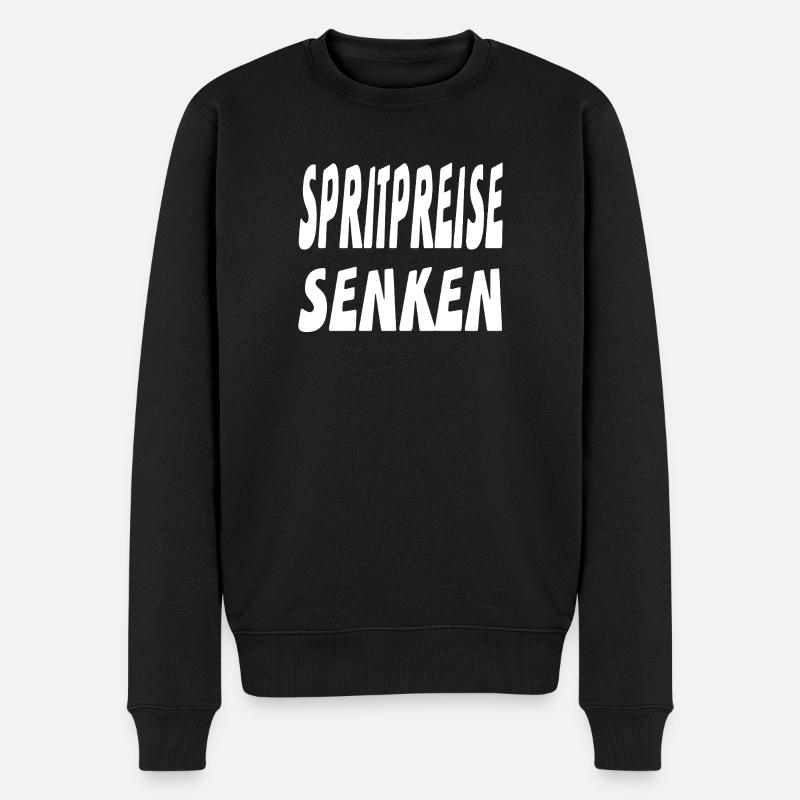 Sprit - Männer Premium Bio Pullover - Schwarz