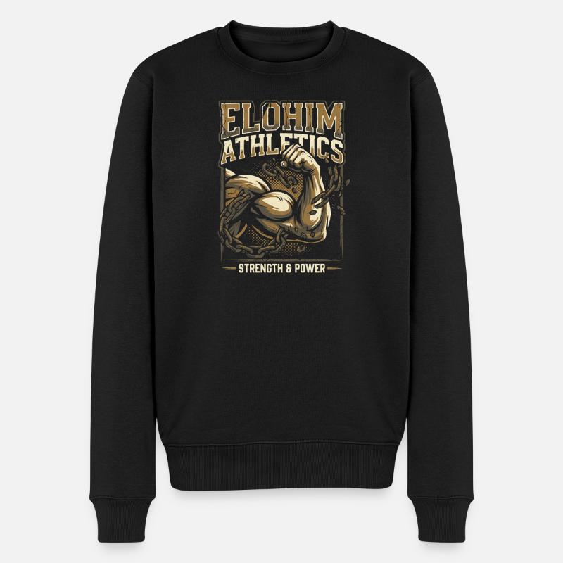 Hébreu Israélite Elohim - Pull Premium bio Homme - noir