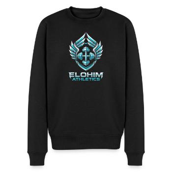 Elohim Hebrew Israelite - Männer Premium Bio Pullover - Schwarz - Vorne - Nico (187cm)