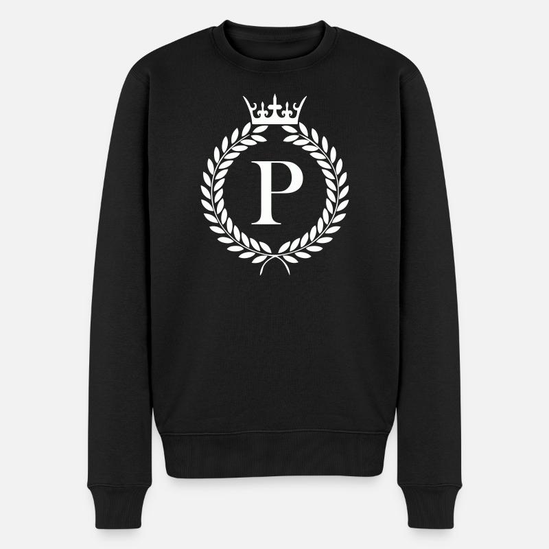 P_wappen - Pull Premium bio Homme - noir