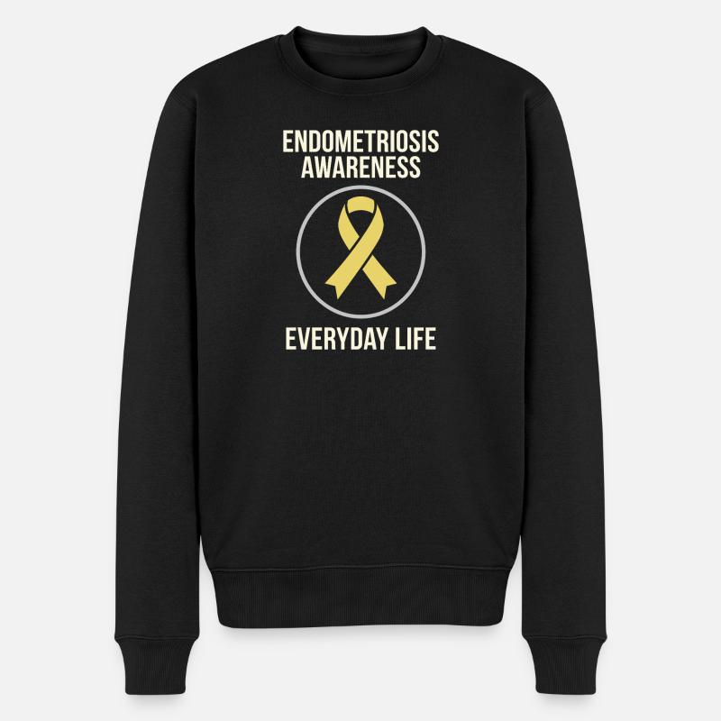 Endometriose-bewusstsein Endo Warrior - Männer Premium Bio Pullover - Schwarz