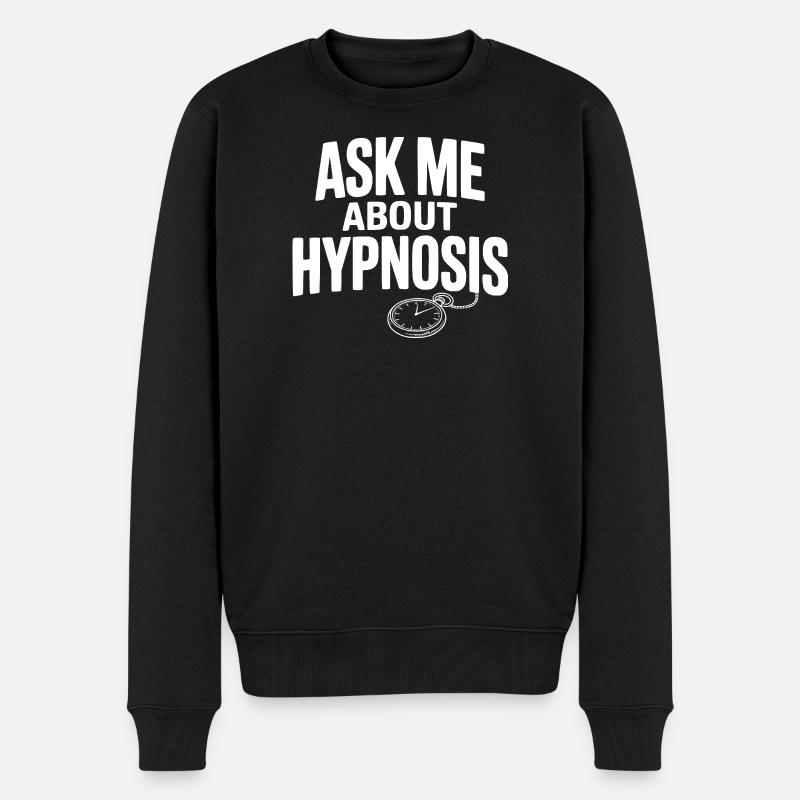 Demandez-moi ce qu’est l’hypnose - Pull Premium bio Homme - noir