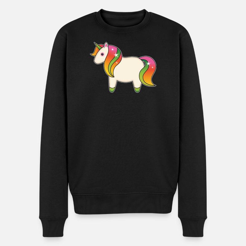 Licorne - Pull Premium bio Homme - noir