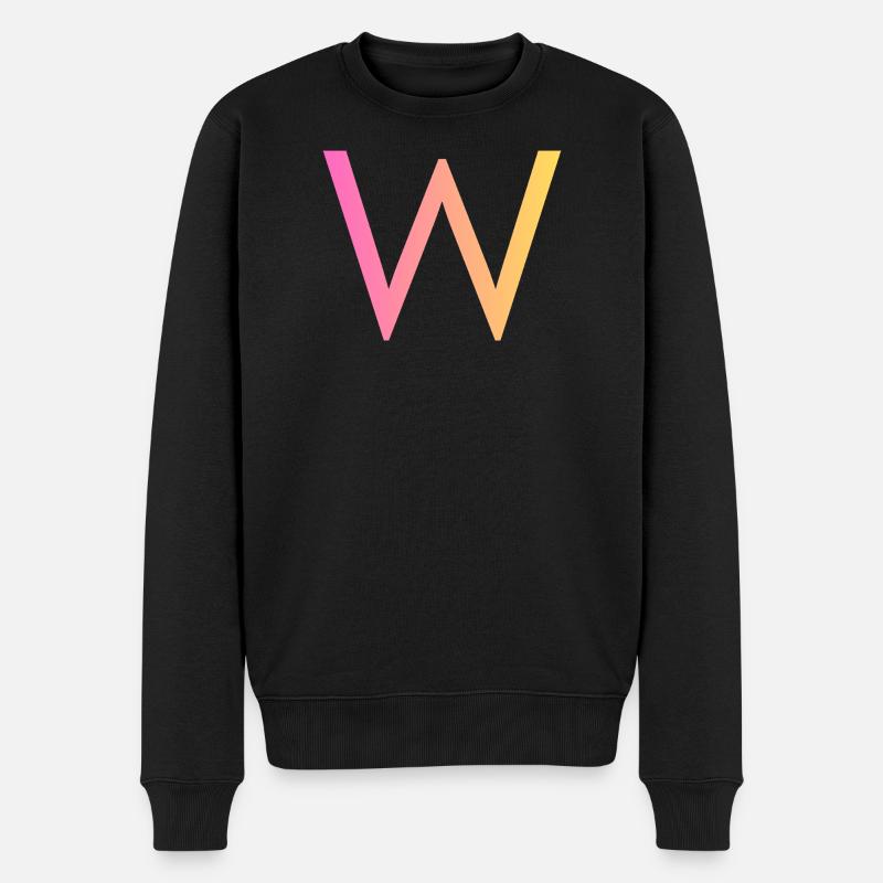 W - Pull Premium bio Homme - noir