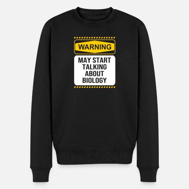 Strukturformel Molekül - Männer Premium Bio Pullover - Schwarz