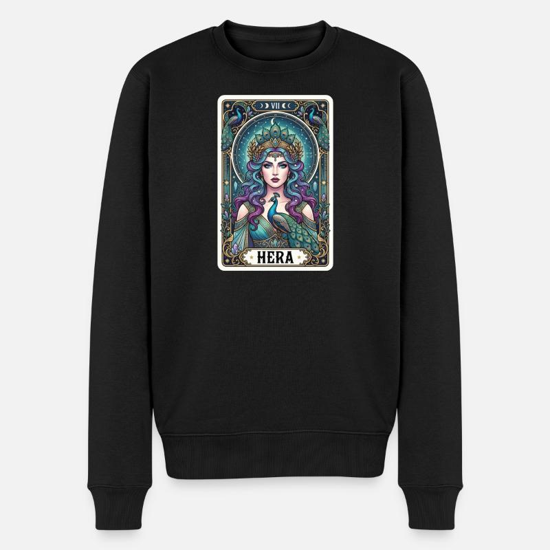 Carte de tarot d’Héra - Pull Premium bio Homme - noir