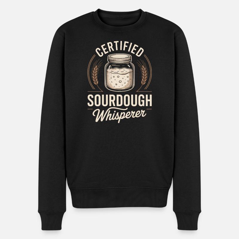 Chuchoteur certifié de levain - Pull Premium bio Homme - noir