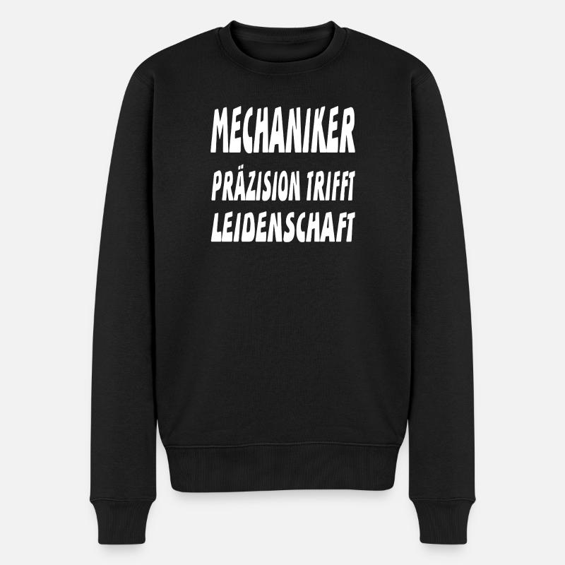 Mechaniker - Männer Premium Bio Pullover - Schwarz