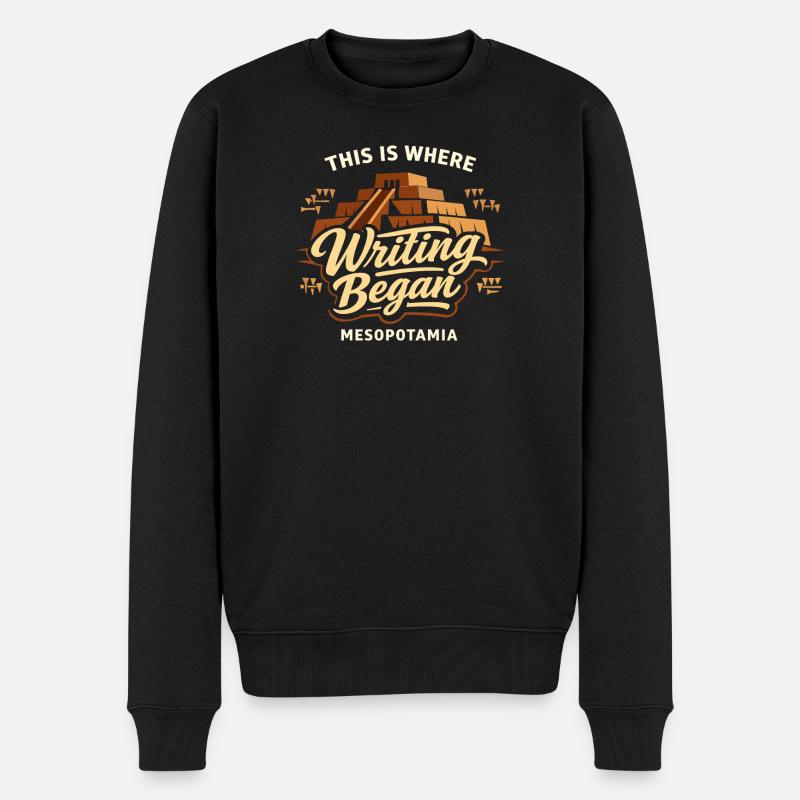 Mésopotamie ancienne, Sumérien - Pull Premium bio Homme - noir