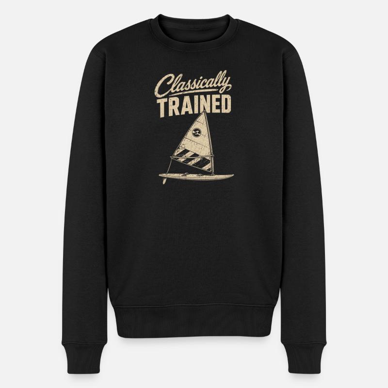 Classically Trained Sailor Tee - Männer Premium Bio Pullover - Schwarz
