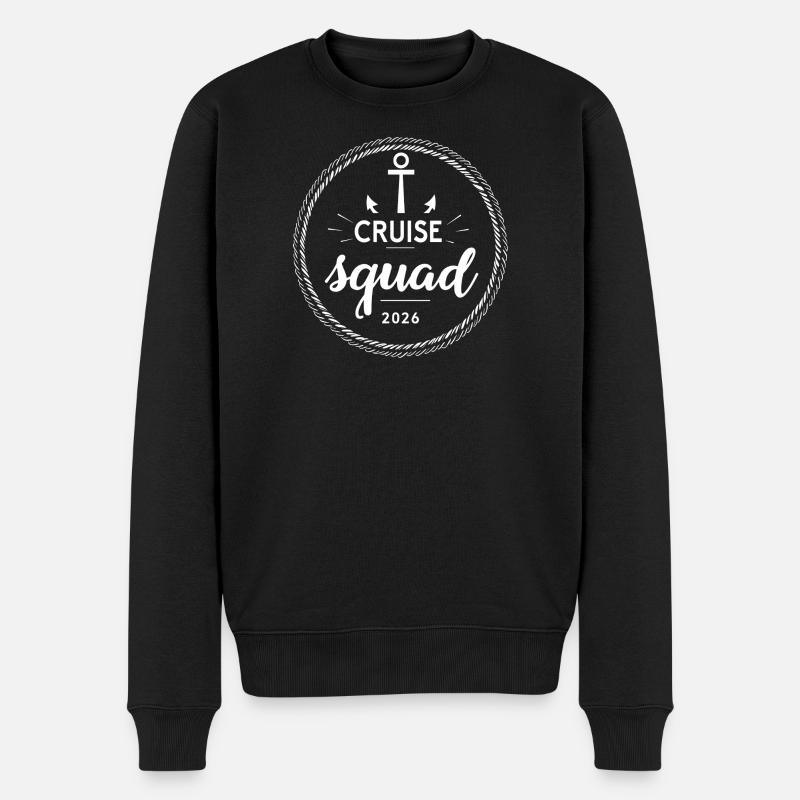 Croisière Squad Kreuzfahrt 2026 - Pull Premium bio Homme - noir