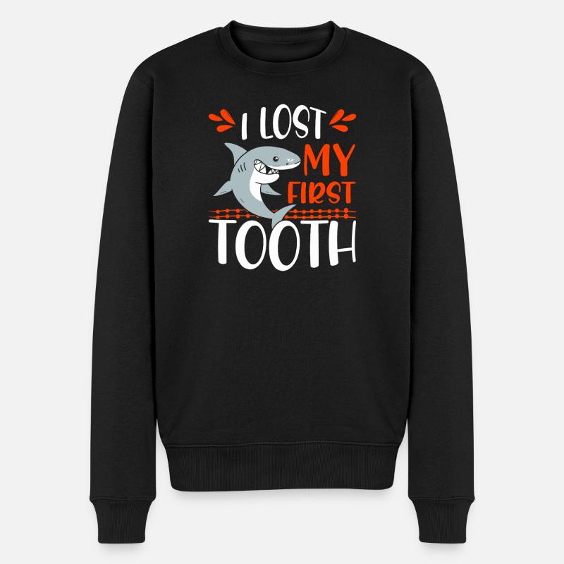 Premier Tooth Shark Tee - Pull Premium bio Homme - noir