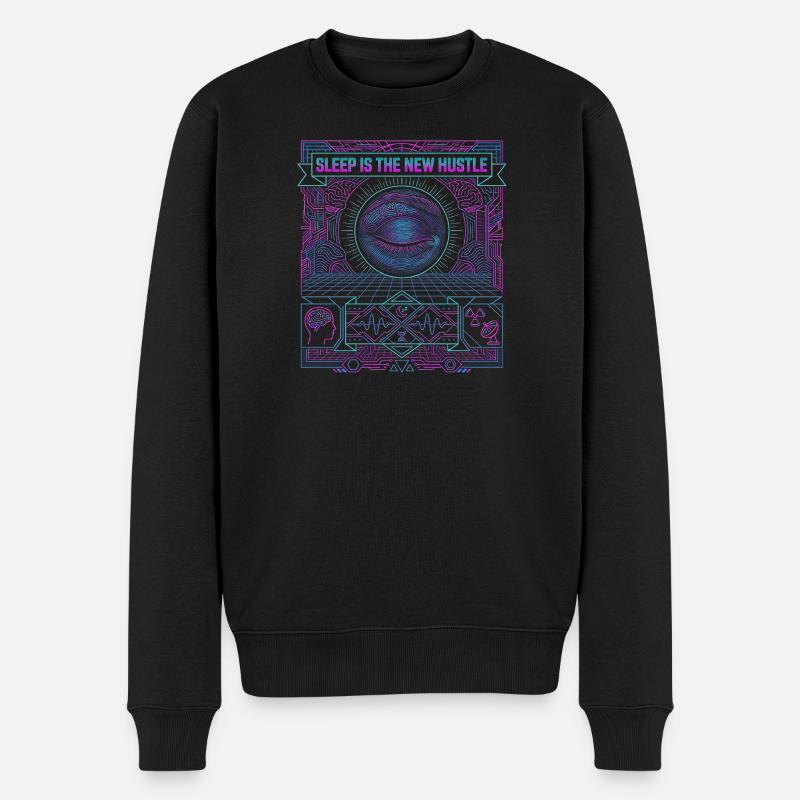 Pressez le sommeil - Pull Premium bio Homme - noir