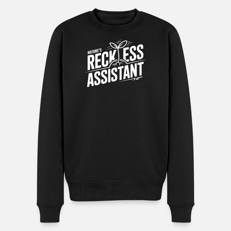 L’assistant imprudent de la nature - Pull Premium bio Homme - noir