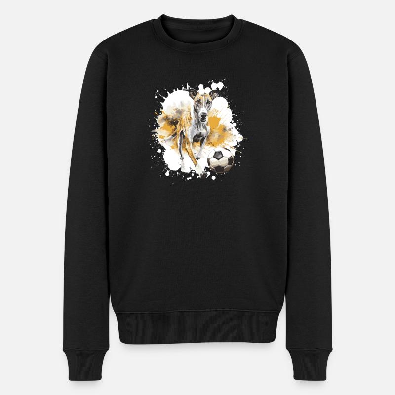 Équipe de football canin Greyhound - Pull Premium bio Homme - noir