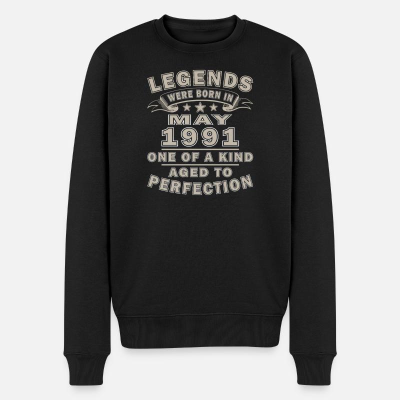 Mai 1991 - Pull Premium bio Homme - noir