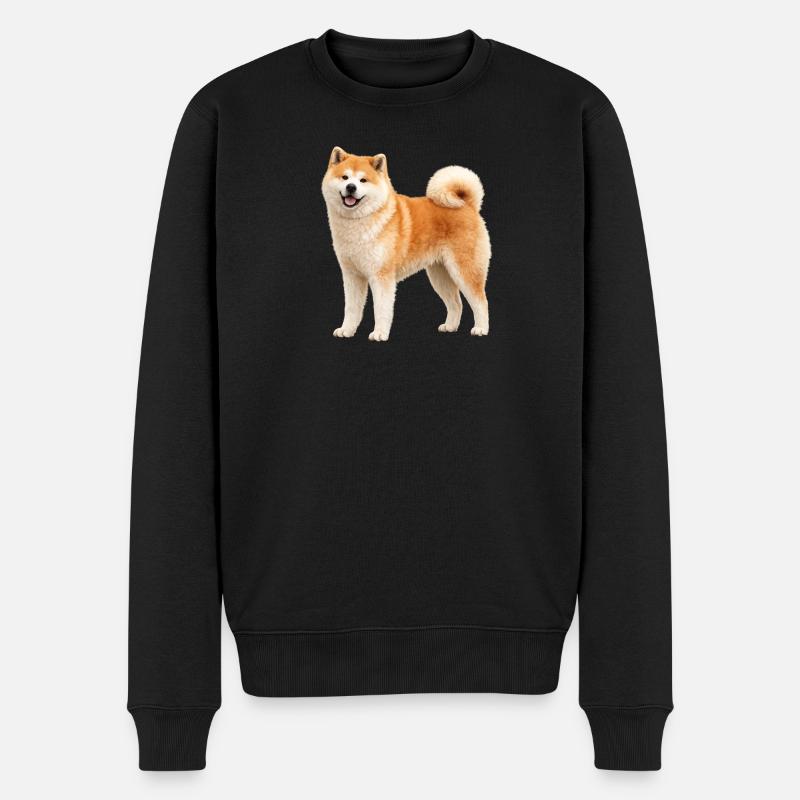 Ore d’Akita Inu - Pull Premium bio Homme - noir