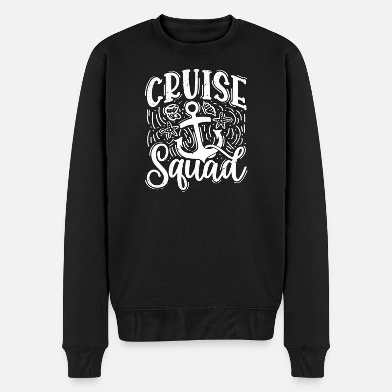 Cruise Squad - Männer Premium Bio Pullover - Schwarz