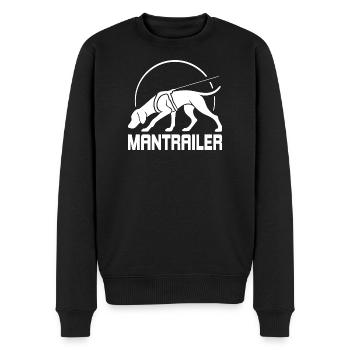 Chiens de recherche Vizsla MANTRAILER Saules chiens - Pull Premium bio Homme - noir - Devant - Nico (187cm)