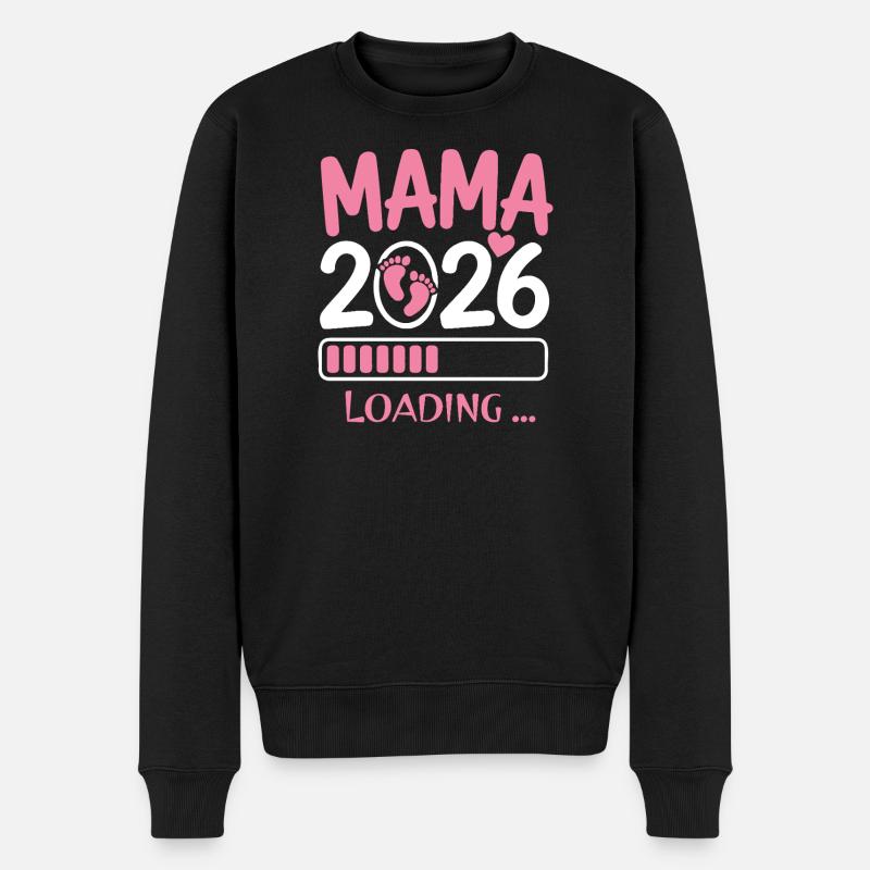 Maman enceinte en 2026 - Pull Premium bio Homme - noir