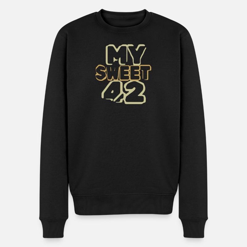 Âge 42 ans - Pull Premium bio Homme - noir