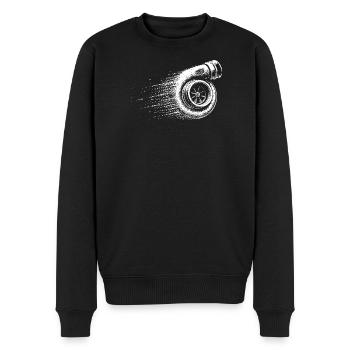 Tournevis de mécanique à suralimentation du turbocompresseur - Pull Premium bio Homme - noir - Devant - Nico (187cm)