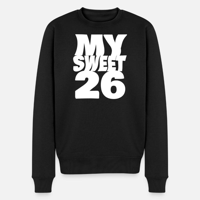 Anniversaire 26 - Pull Premium bio Homme - noir