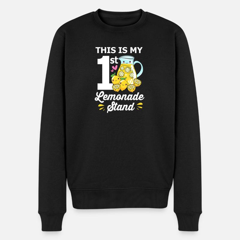 Limonade, stand de limonade, citron, citron - Pull Premium bio Homme - noir