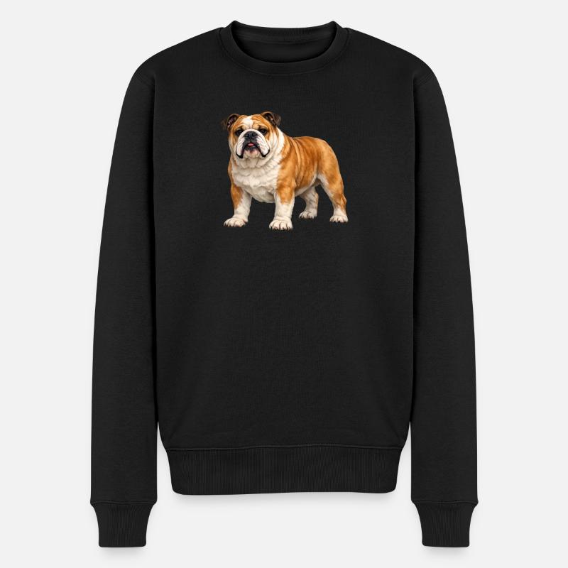 Bouledogue anglais - Pull Premium bio Homme - noir