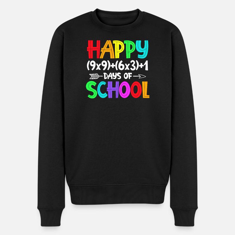 Rainbow Bonne rentrée scolaire - Pull Premium bio Homme - noir