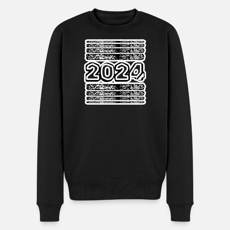 Année 2024 - Pull Premium bio Homme - noir