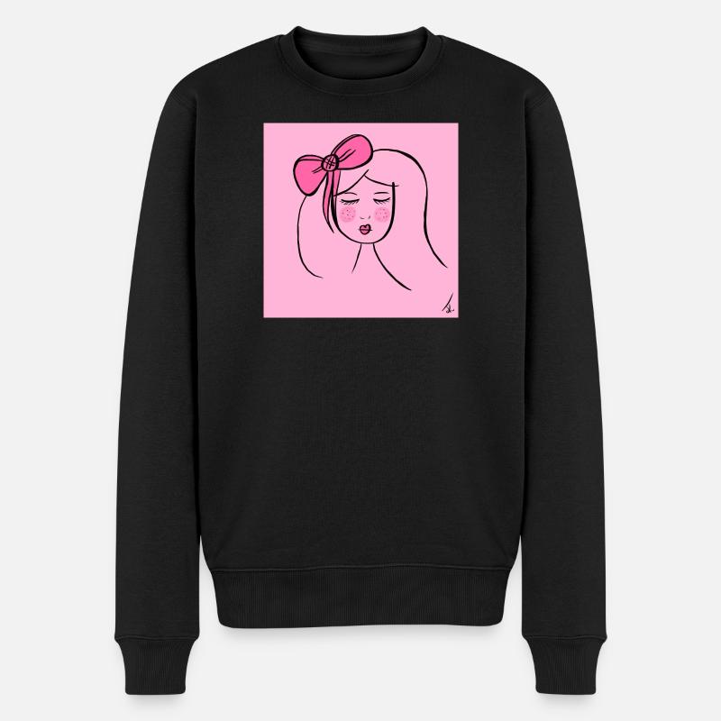 Fille Rose - Pull Premium bio Homme - noir