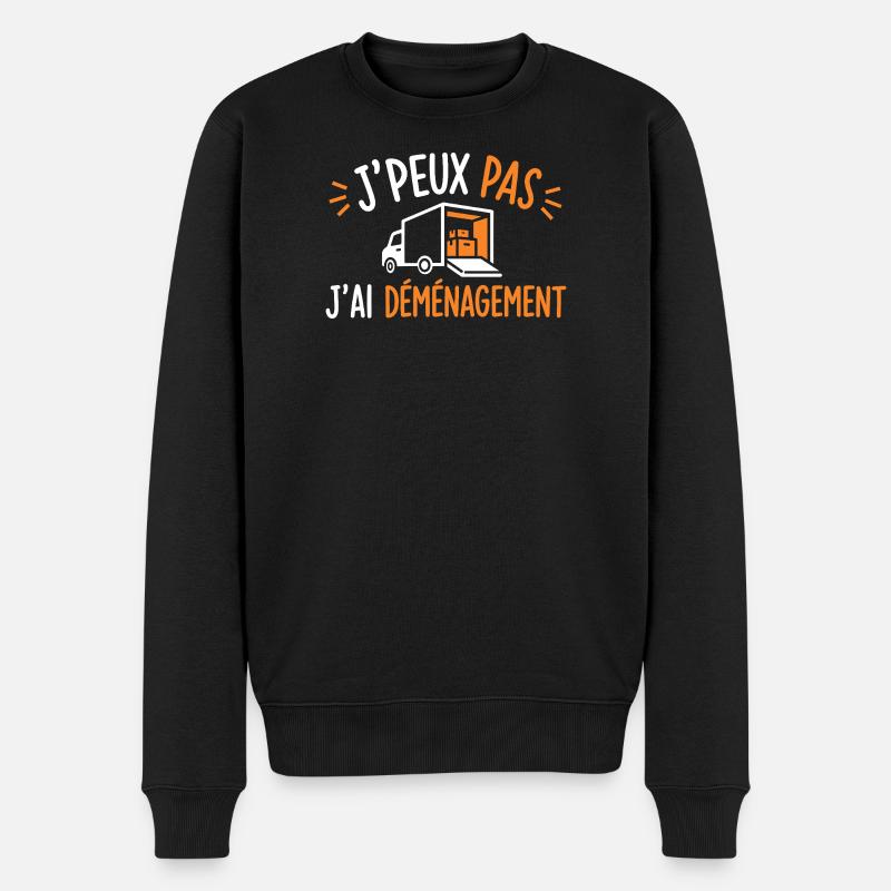 Déménagement - Pull Premium bio Homme - noir