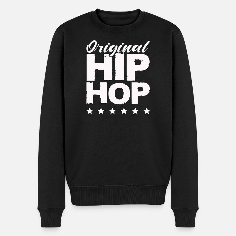 Style hip-hop original - Pull Premium bio Homme - noir