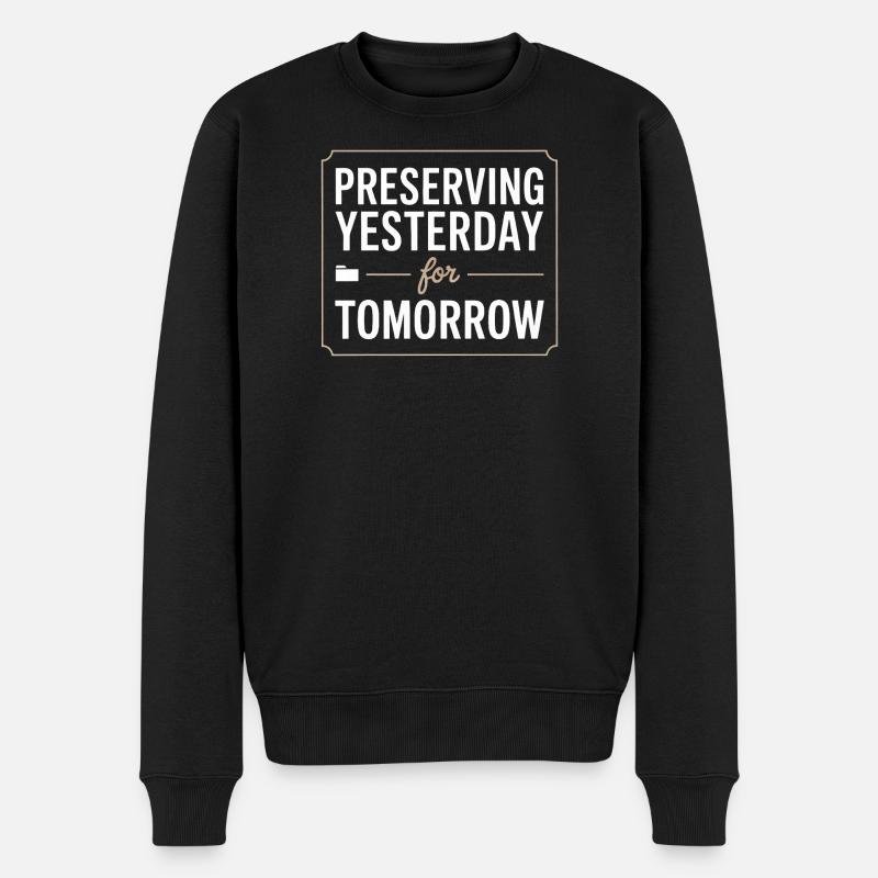 Préserver hier pour demain - Pull Premium bio Homme - noir