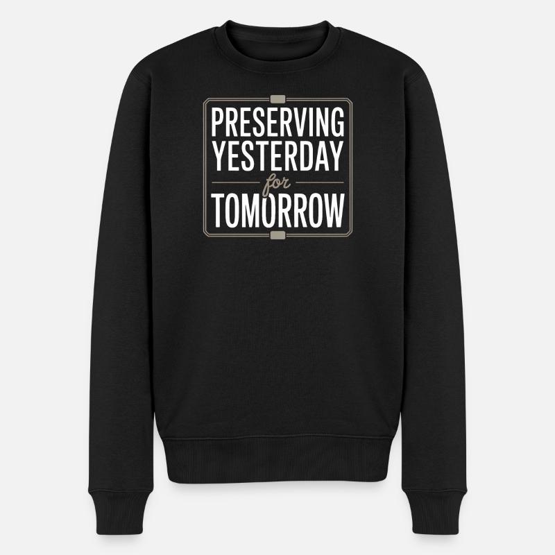 Préserver hier pour demain - Pull Premium bio Homme - noir