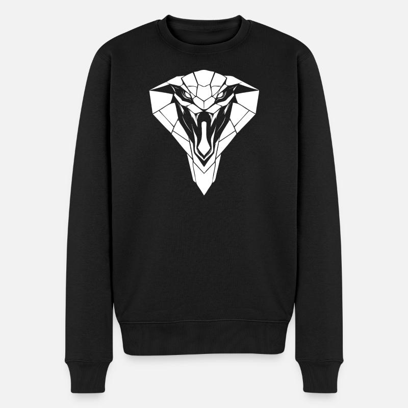 Cobra Style – Danger & Elegance - Men's Premium Organic Jumper - black