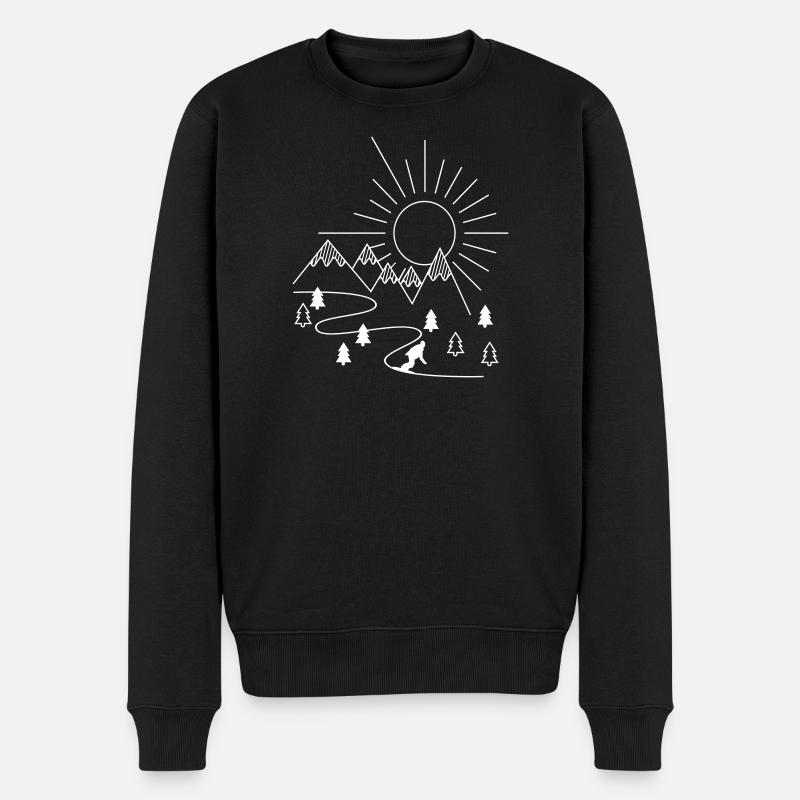 Snowboarders - Pull Premium bio Homme - noir