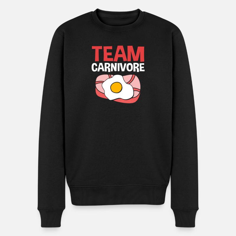 Keto Diät - Männer Premium Bio Pullover - Schwarz