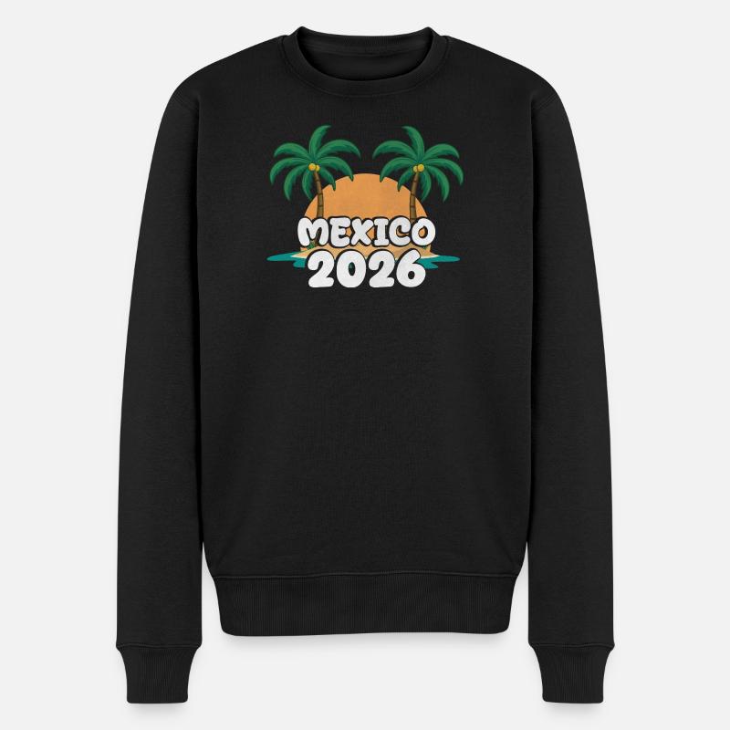 Mexique 2026 - Pull Premium bio Homme - noir