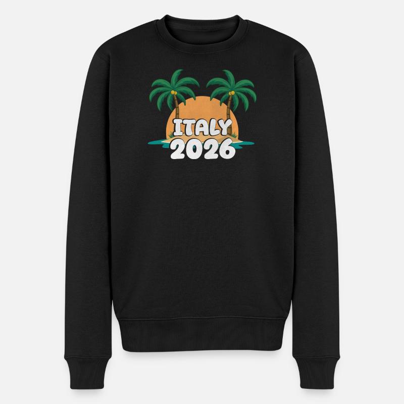 Italie 2026 - Pull Premium bio Homme - noir