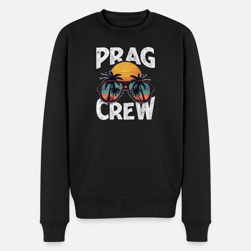Équipage Prague - Pull Premium bio Homme - noir