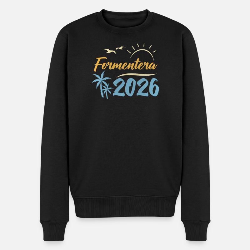 Formentera 2026 - Pull Premium bio Homme - noir